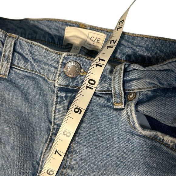 Current Elliott Distressed Straight Leg Jeans Sz 28 - Picture 14 of 15